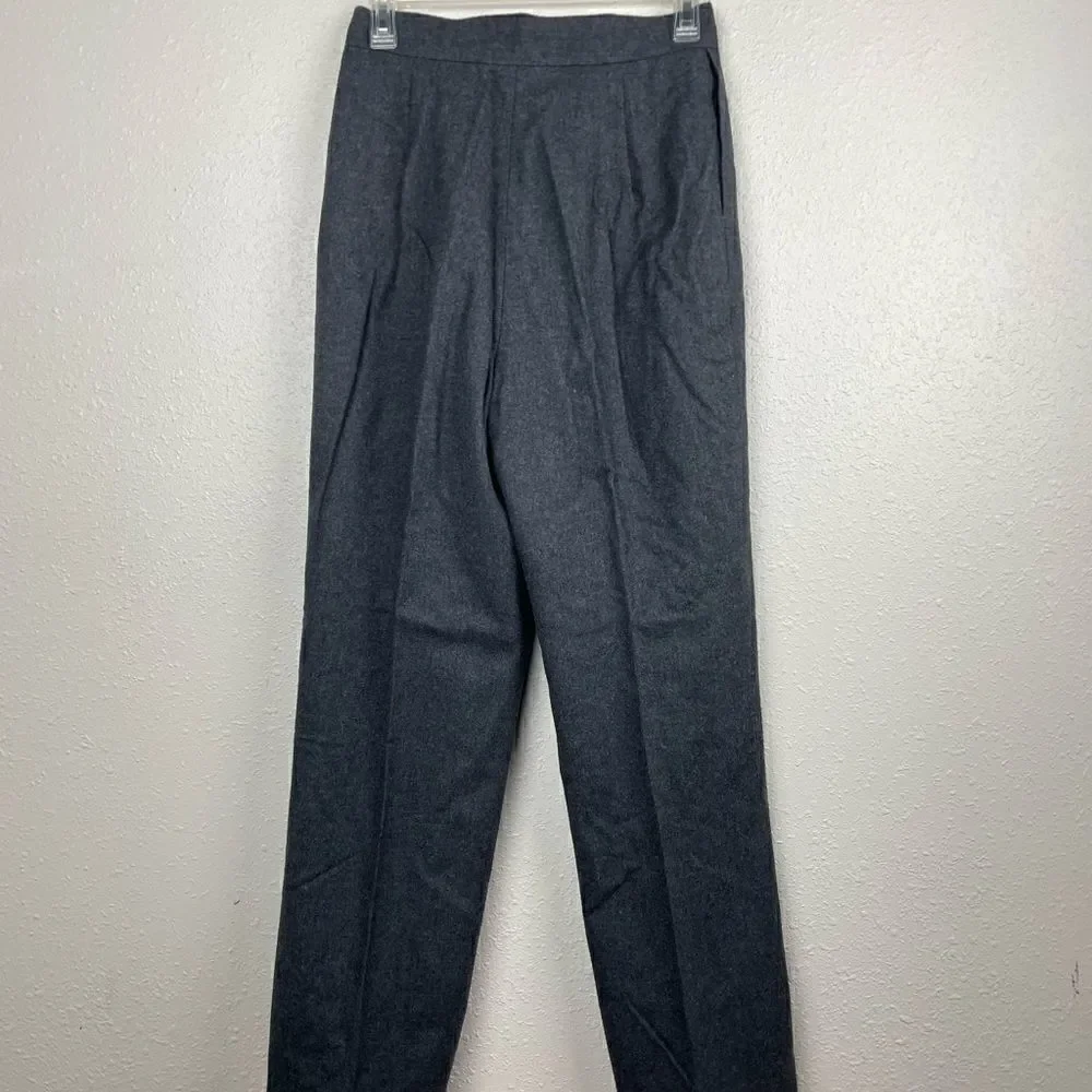 Miss Pendleton Gray Wool Slack Pants Size 10 EUC